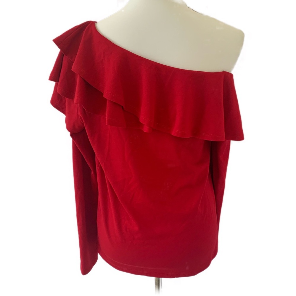 Gibson Off the Shoulder Ruffled Blouse - Picture 4 of 7